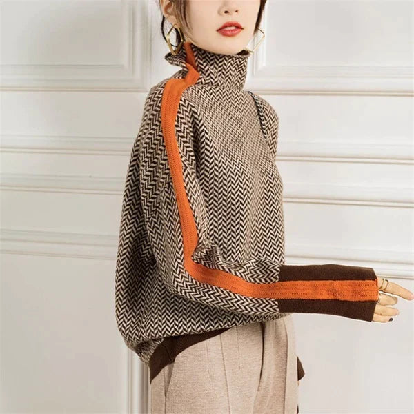 Adelina | Pullover mit auffälligen Mustern und lockerer Passform