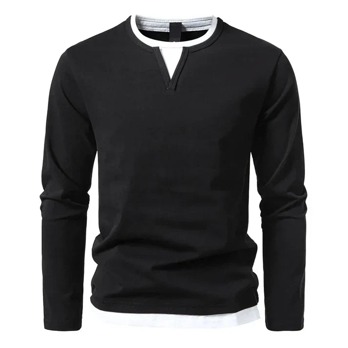 Alwin | Premium Longsleeve aus gekämmter Baumwolle