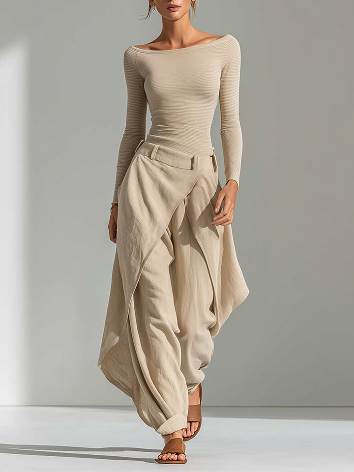 Kunigunde | Set mit U-Boot-Top und weiter Hose
