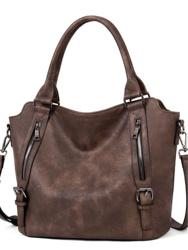 Große Shopper-Tasche im Retro-Stil