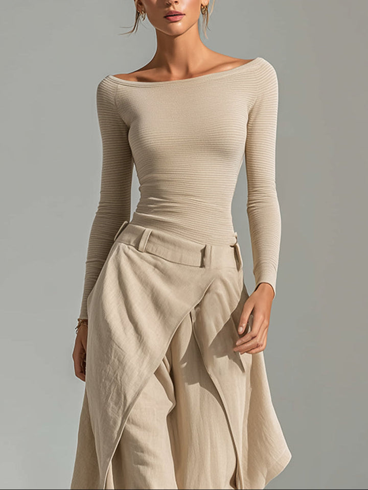 Kunigunde | Set mit U-Boot-Top und weiter Hose