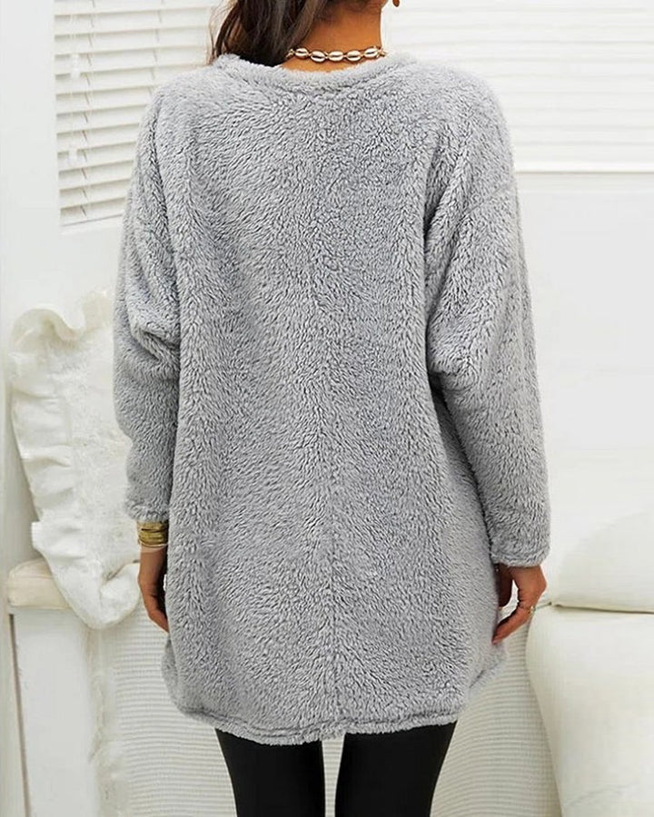 Anne-Gard | Kuscheliger Fleece-Pullover mit praktischen Taschen