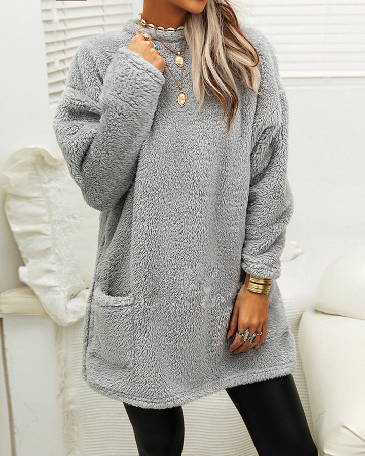 Anne-Gard | Kuscheliger Fleece-Pullover mit praktischen Taschen
