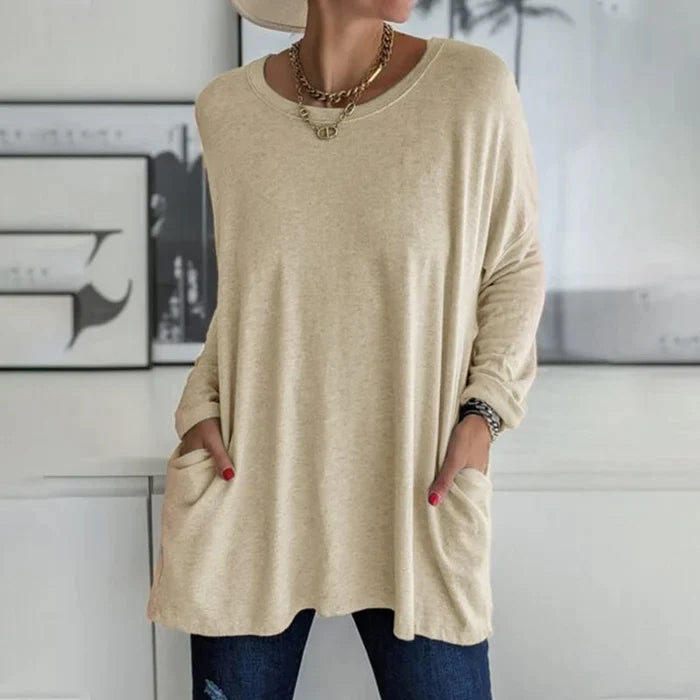 Apollonia | Oversized-Pullover mit großen Taschen