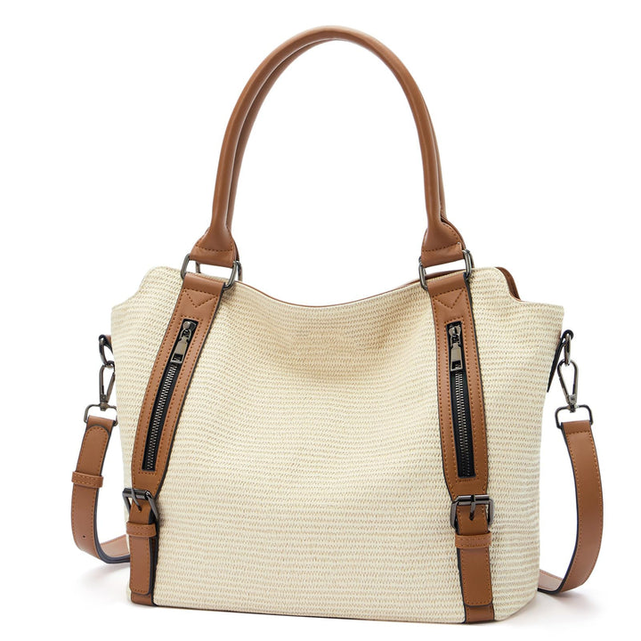 Große Shopper-Tasche im Retro-Stil
