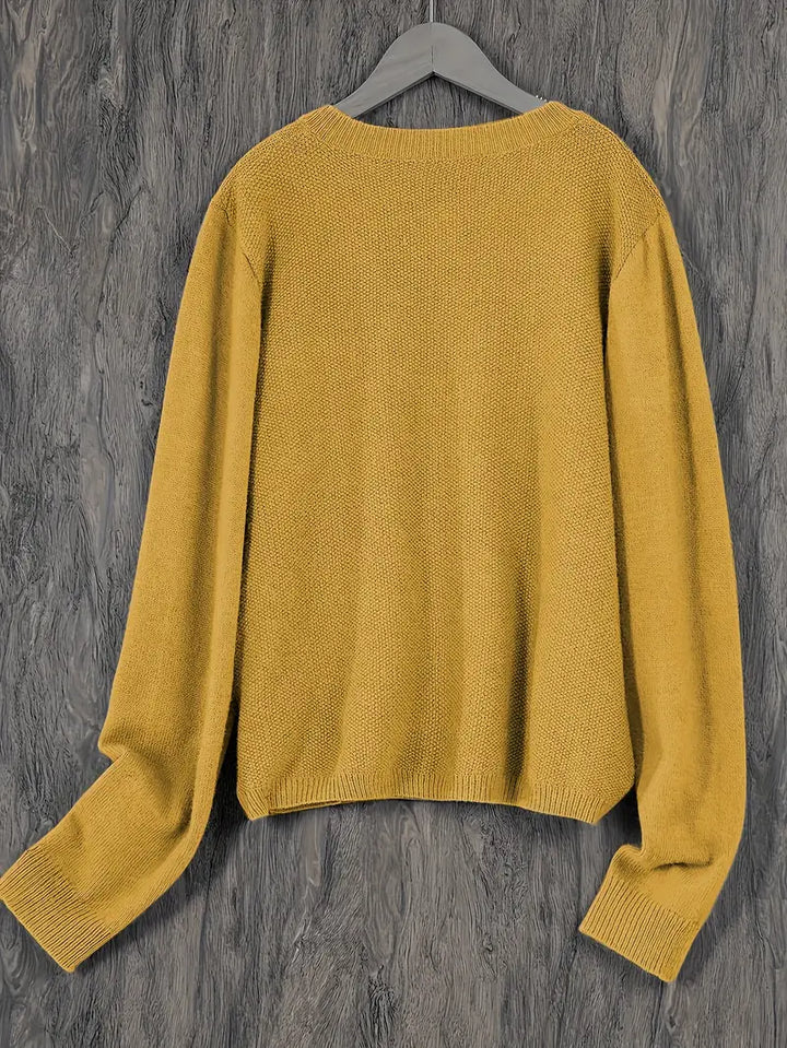 Hilma | Gemütliche Strickjacke mit großen Taschen