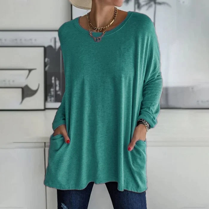 Apollonia | Oversized-Pullover mit großen Taschen