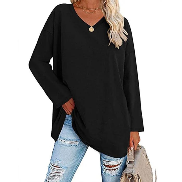 Anne-Marie | Pullover mit V-Ausschnitt und lockerer Passform