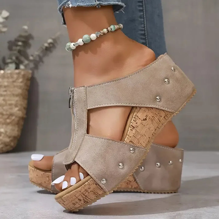 Jose | Orthopädische Sandalen mit Keilabsatz