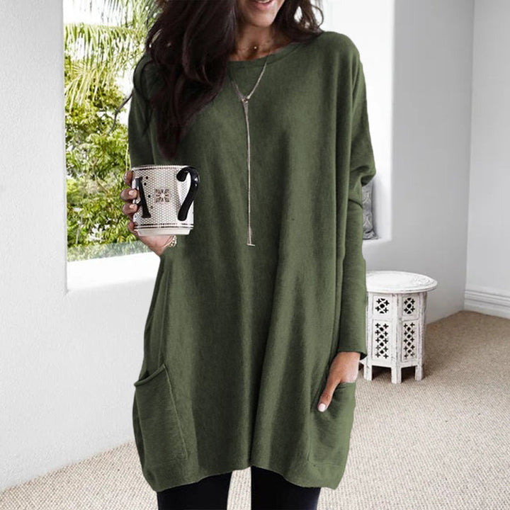 Philomena | Lockeres Strickkleid aus weichem Sweatstoff