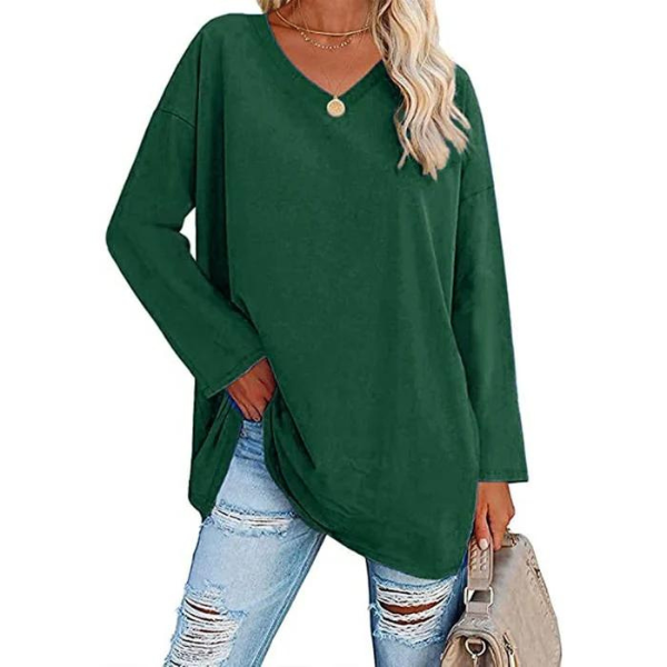Anne-Marie | Pullover mit V-Ausschnitt und lockerer Passform