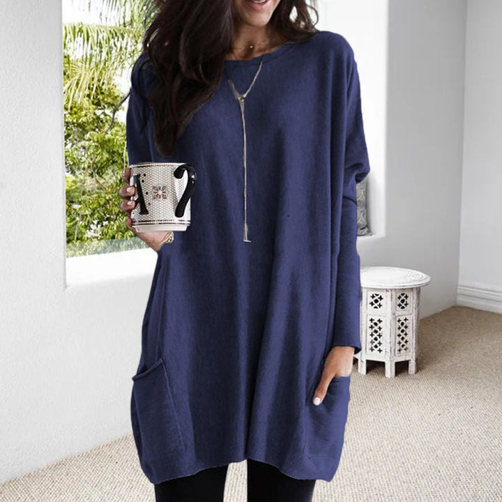 Philomena | Lockeres Strickkleid aus weichem Sweatstoff