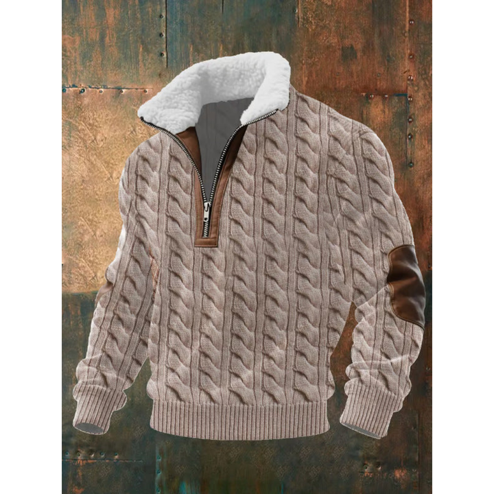 Tobias | ThermoSoft Fleecepullover mit Stehkragen