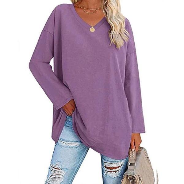 Anne-Marie | Pullover mit V-Ausschnitt und lockerer Passform