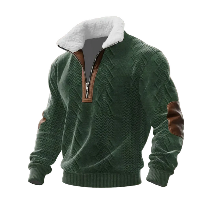 Tobias | ThermoSoft Fleecepullover mit Stehkragen