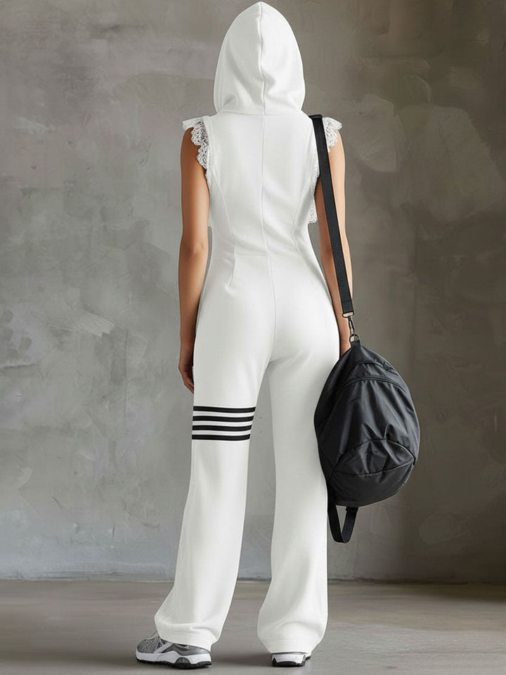 Lotte | Sport-Luxe Kapuzen-Jumpsuit