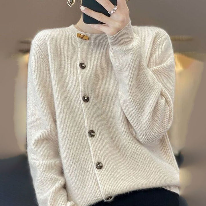 Mechthilde | Elegante Strickjacke für die Übergangszeit