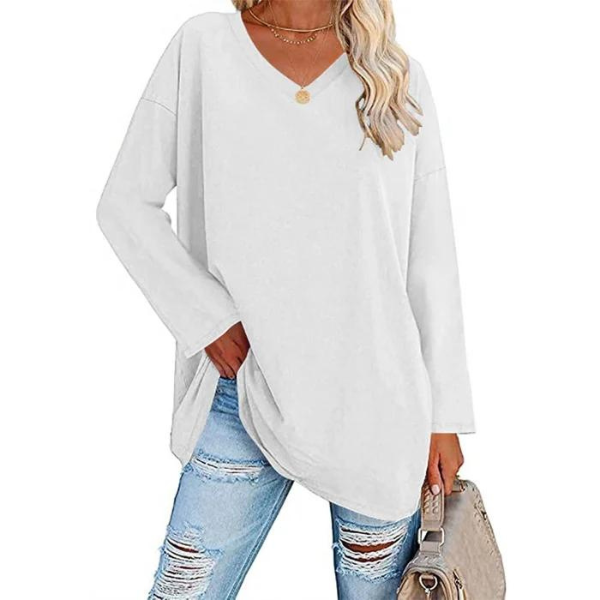 Anne-Marie | Pullover mit V-Ausschnitt und lockerer Passform