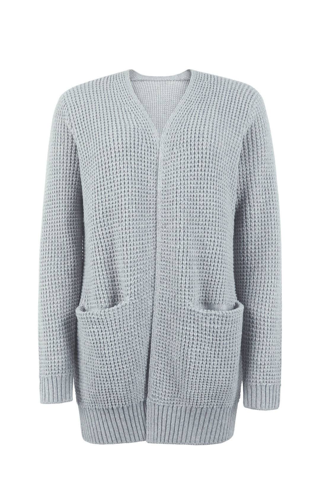 Bathilde | Lange Strickjacke mit großen Taschen
