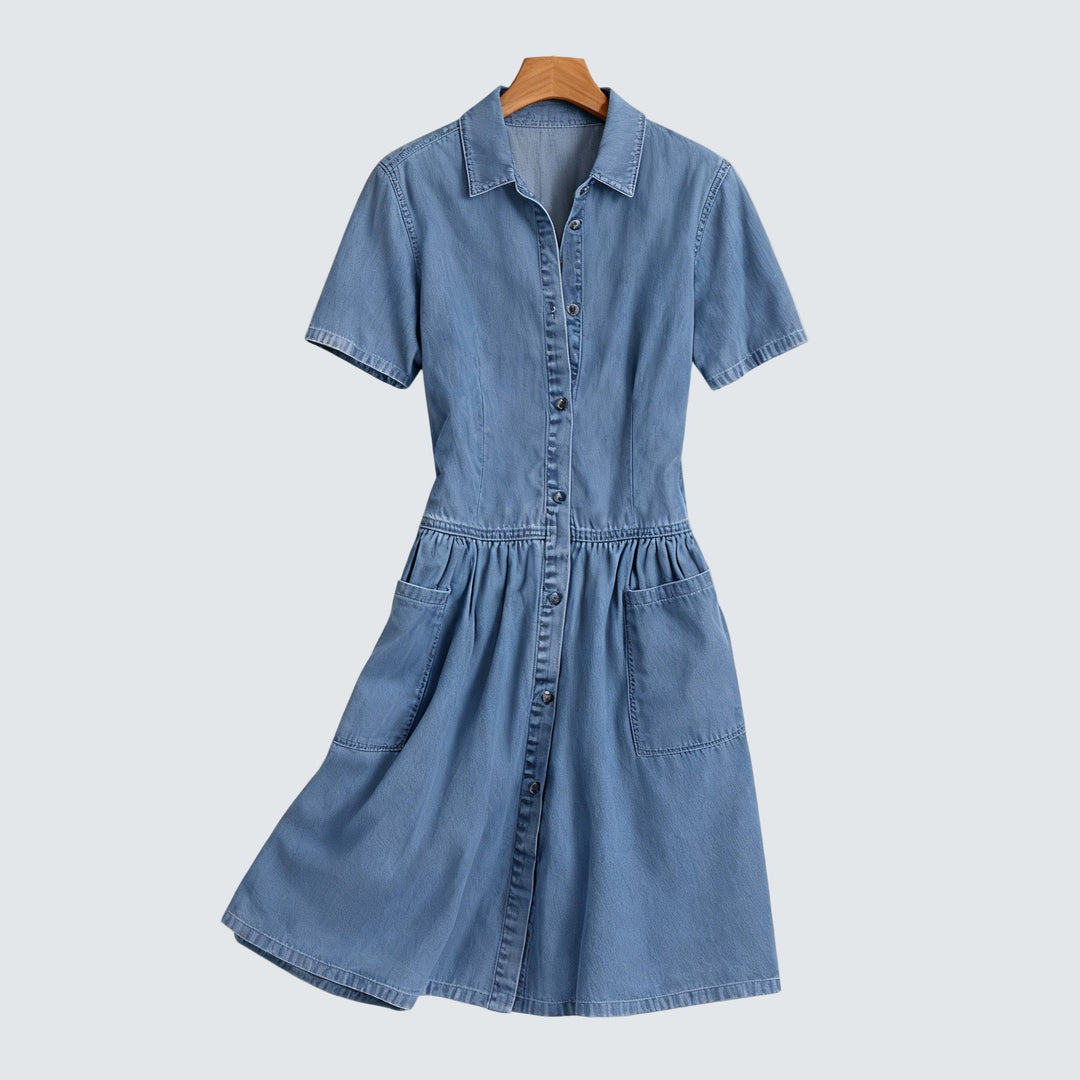 Angela | Alltags-Denimkleid