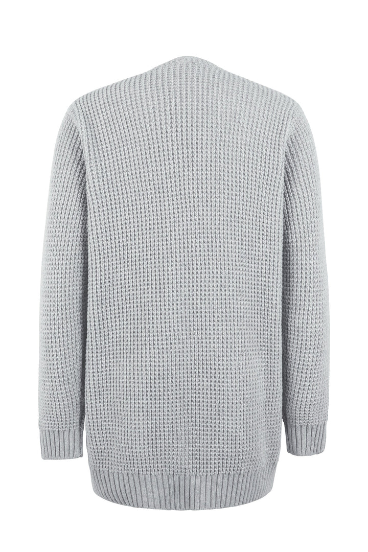 Bathilde | Lange Strickjacke mit großen Taschen