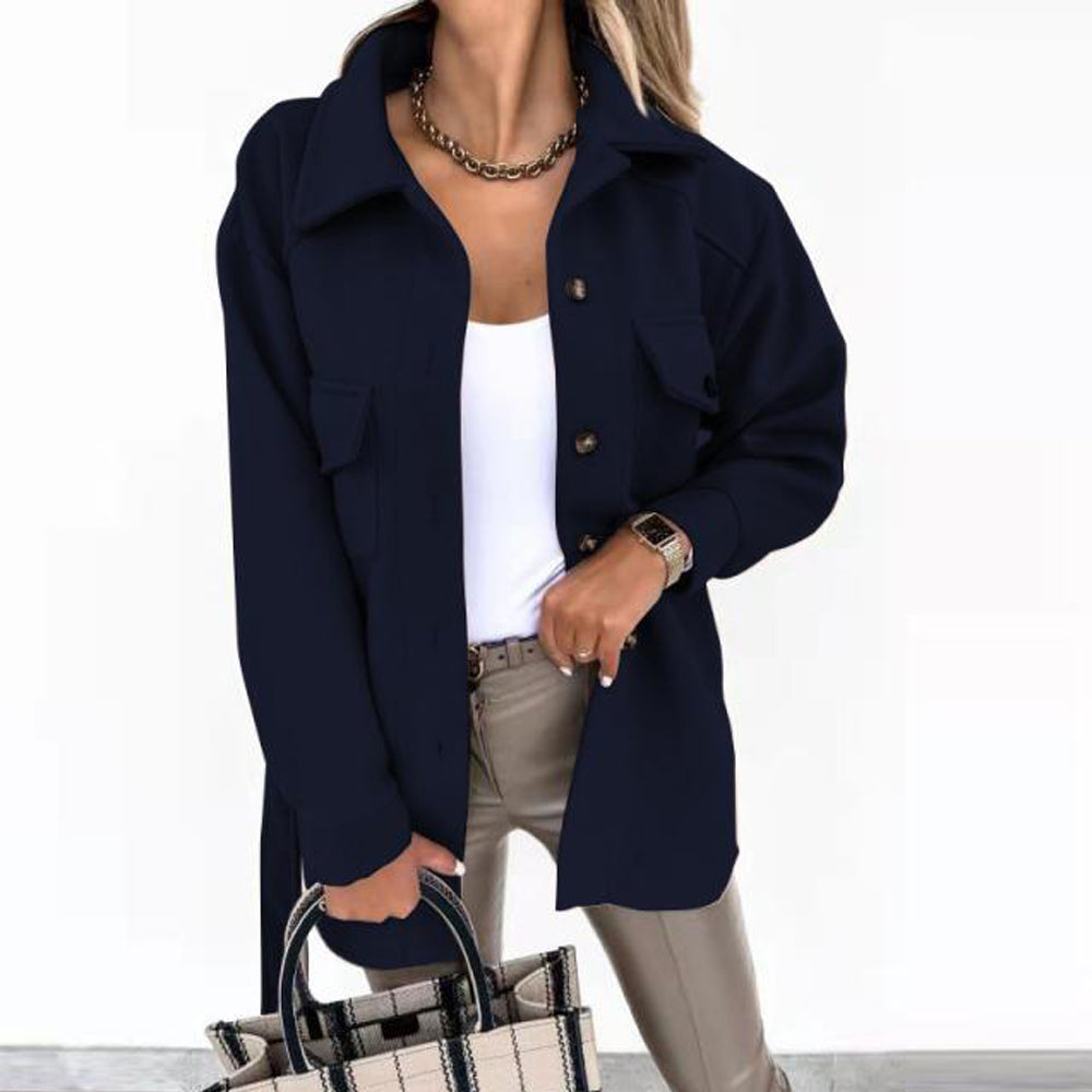 Hanne-Line | Übergangsjacke mit verstellbarem Gürtel
