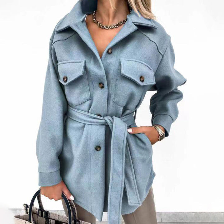 Hanne-Line | Übergangsjacke mit verstellbarem Gürtel