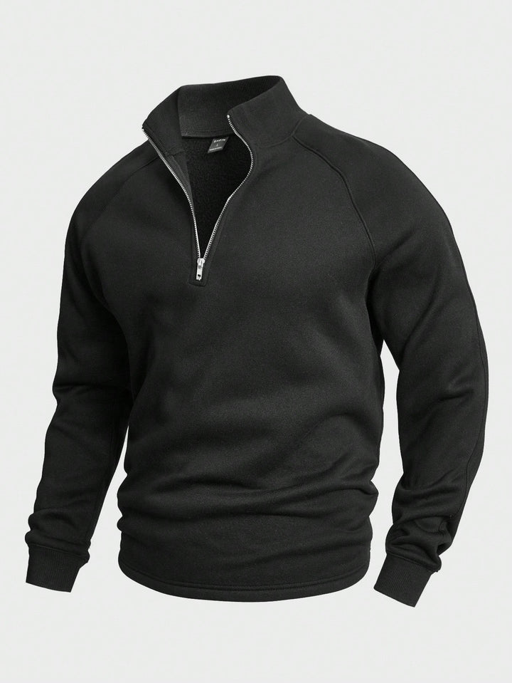 Benno | Half-Zip Pullover mit weichem Innenfutter
