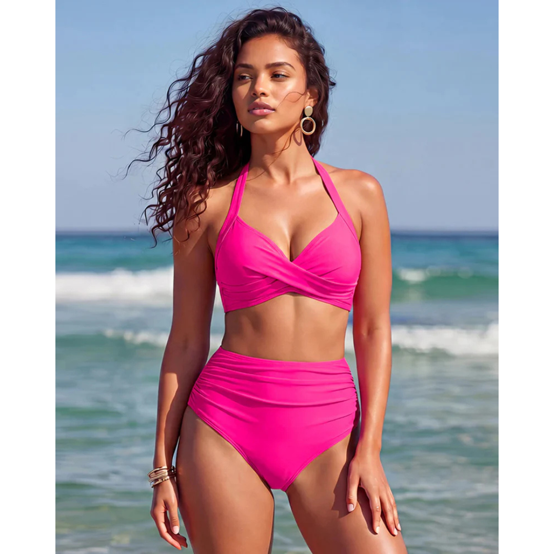 Sabine | 2-in-1 Bikini mit hoher Taille