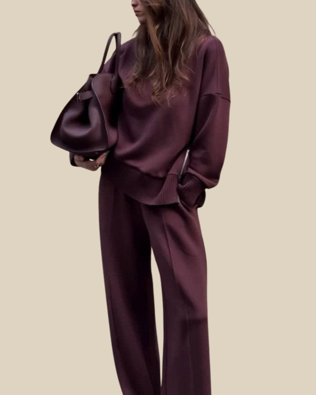 Klara-Lotte | Zweiteiliges Lounge-Set aus weichem Strick