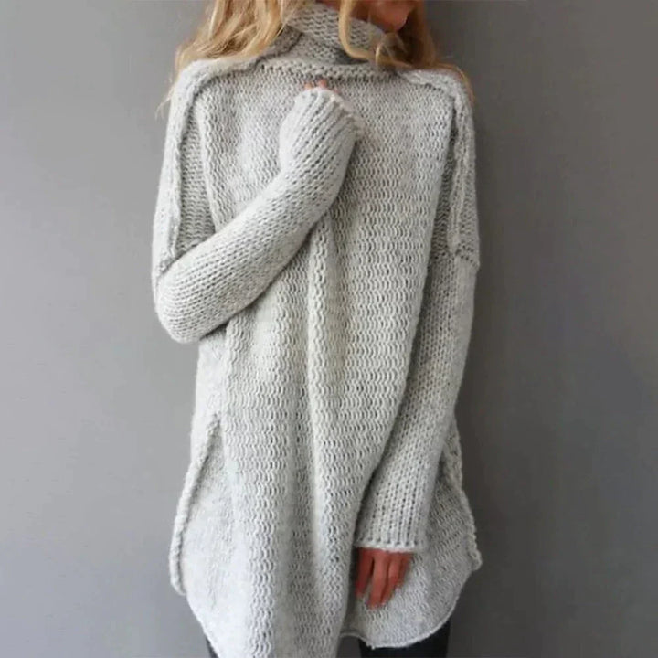 Sieghild | Strickpullover mit weicher Textur und weiter Passform