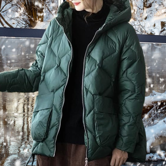 Berta-Marie | Elegante Winterjacke mit Kapuze
