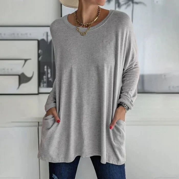 Apollonia | Oversized-Pullover mit großen Taschen