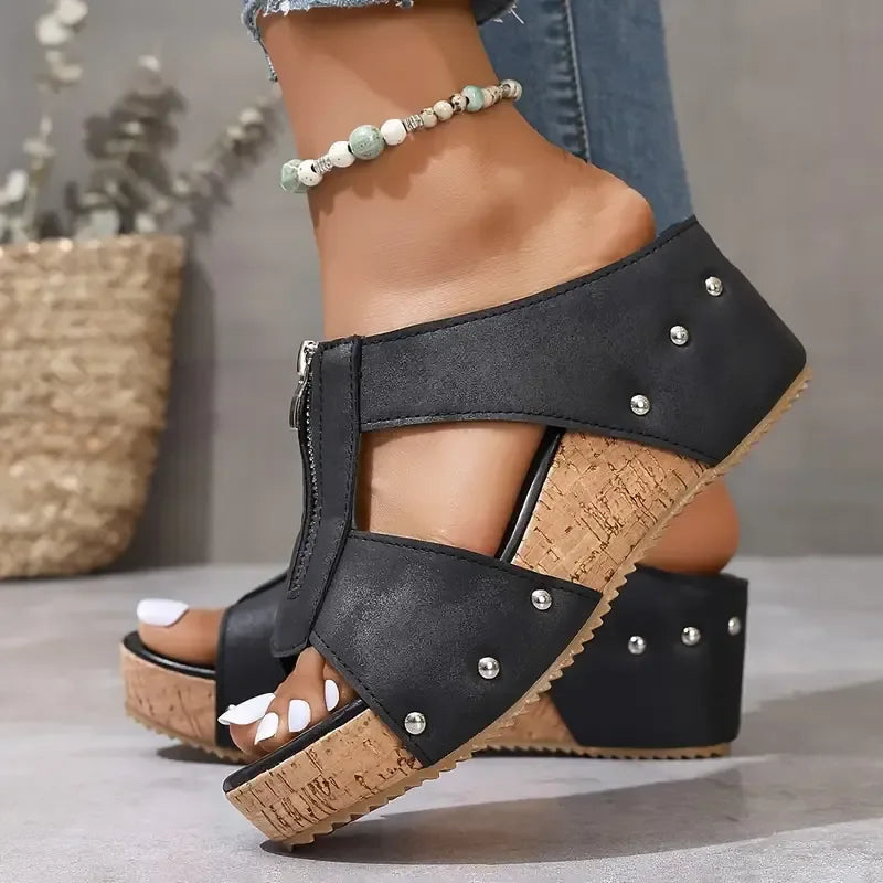Jose | Orthopädische Sandalen mit Keilabsatz