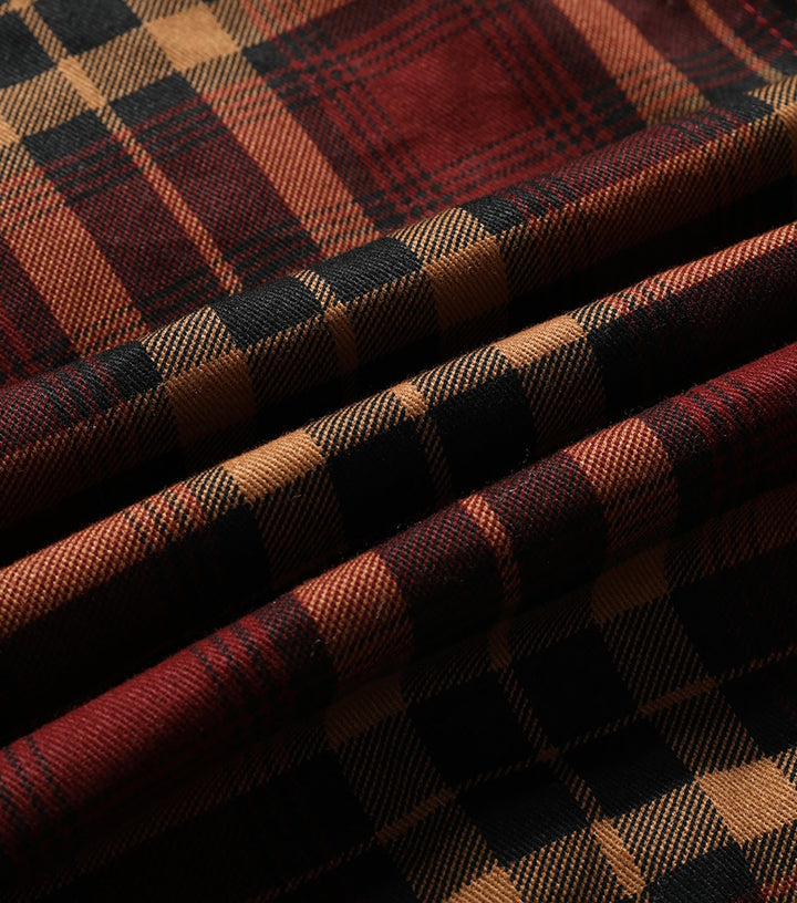 Hagen | Flanelljacke mit Karomuster und warmem Futter