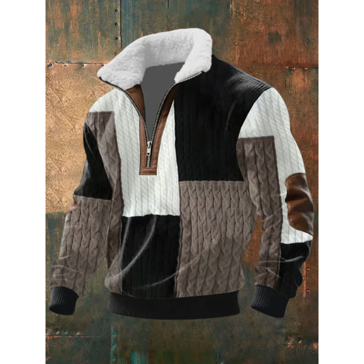 Tobias | ThermoSoft Fleecepullover mit Stehkragen