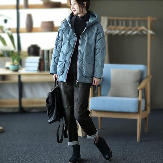 Berta-Marie | Elegante Winterjacke mit Kapuze
