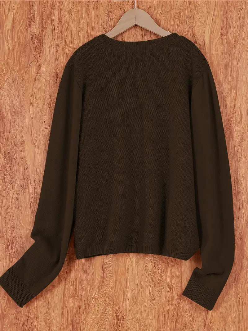 Hilma | Gemütliche Strickjacke mit großen Taschen