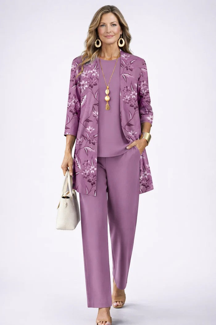 Margaret | Elegantes 3-teiliges Casual-Set