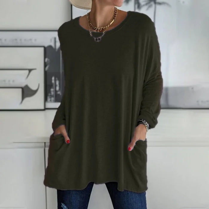 Apollonia | Oversized-Pullover mit großen Taschen