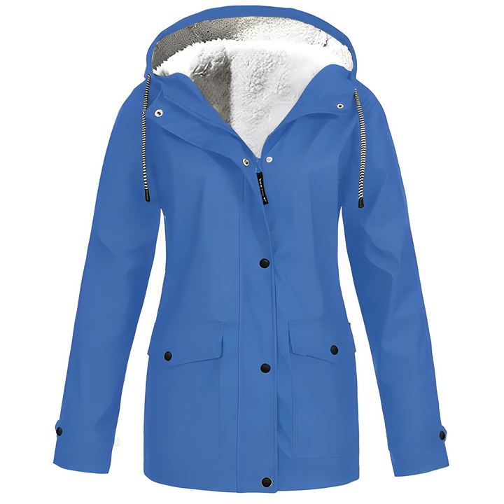 Grete-Marie | Regenjacke mit warmem Futter und verstellbarer Kapuze