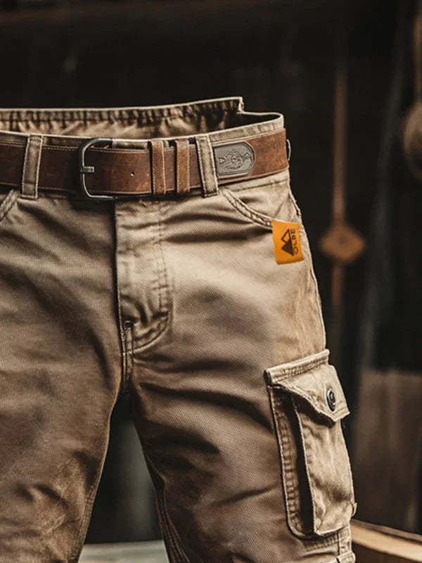 Leo | Retro Cargo-Shorts mit vielen Taschen