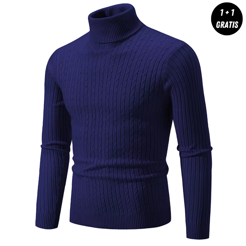 Guido | Gestrickter Rollkragenpullover (1 kaufen, 1 GRATIS dazu)