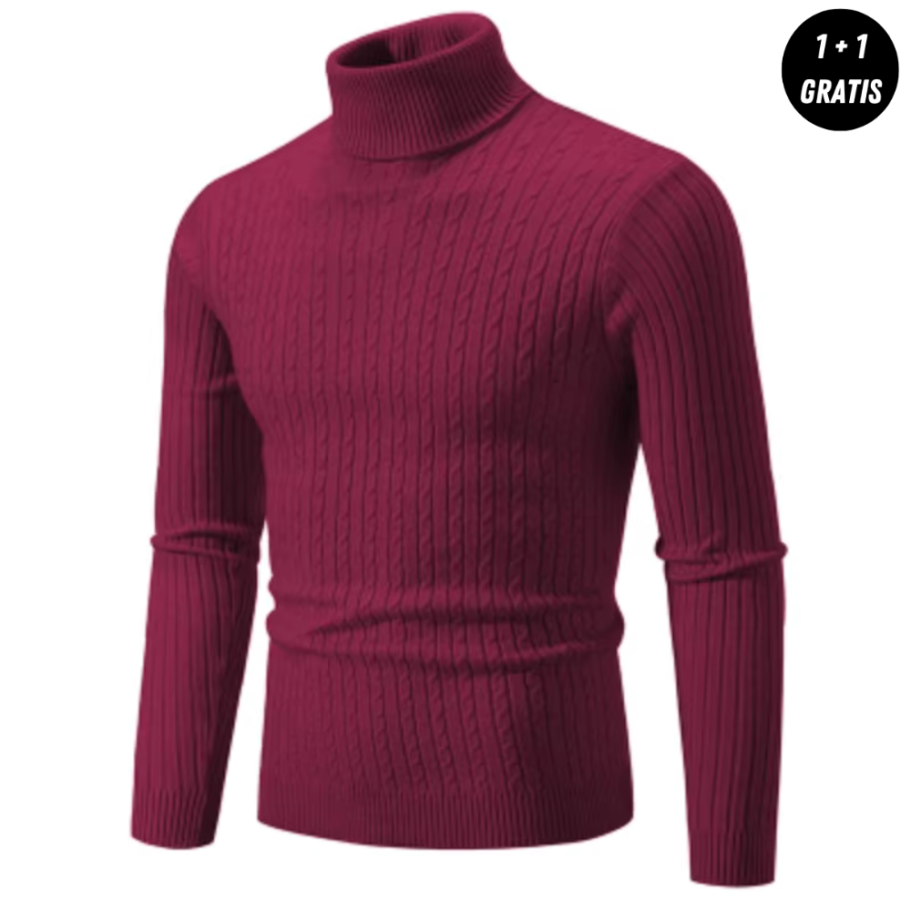 Guido | Gestrickter Rollkragenpullover (1 kaufen, 1 GRATIS dazu)