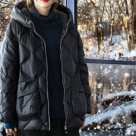 Berta-Marie | Elegante Winterjacke mit Kapuze