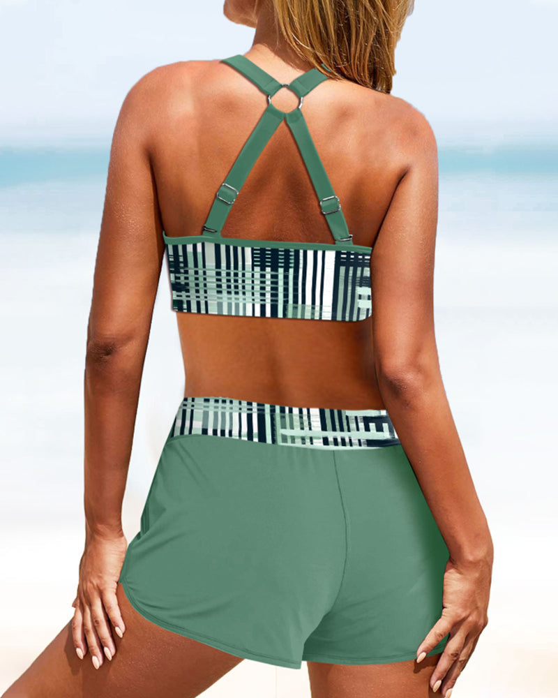 Marlene | Hochtaillierter Ripp-Bikini