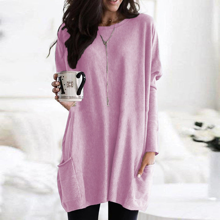 Philomena | Lockeres Strickkleid aus weichem Sweatstoff