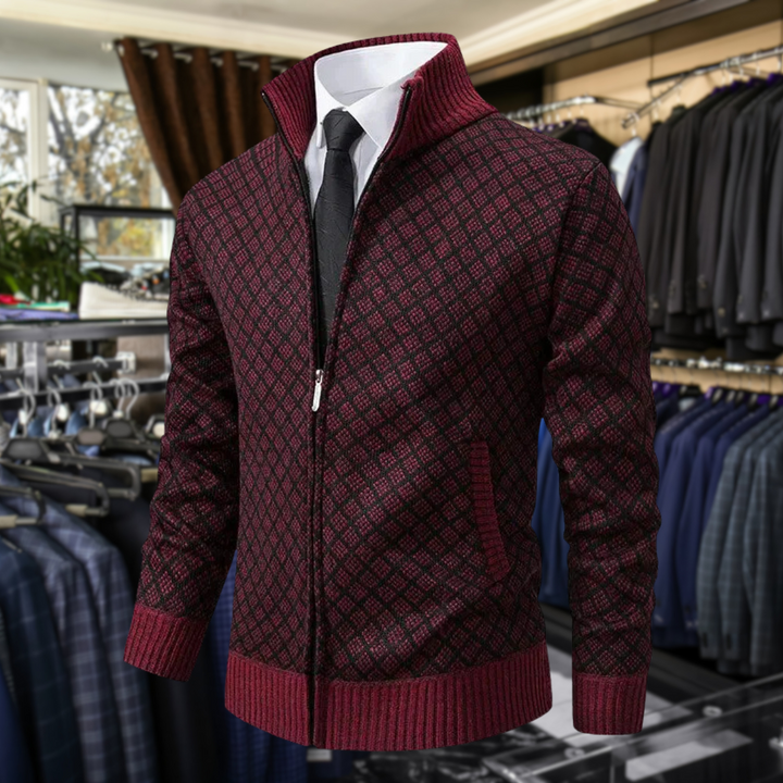 Maximilian | Premium-Strickjacke mit Reißverschluss