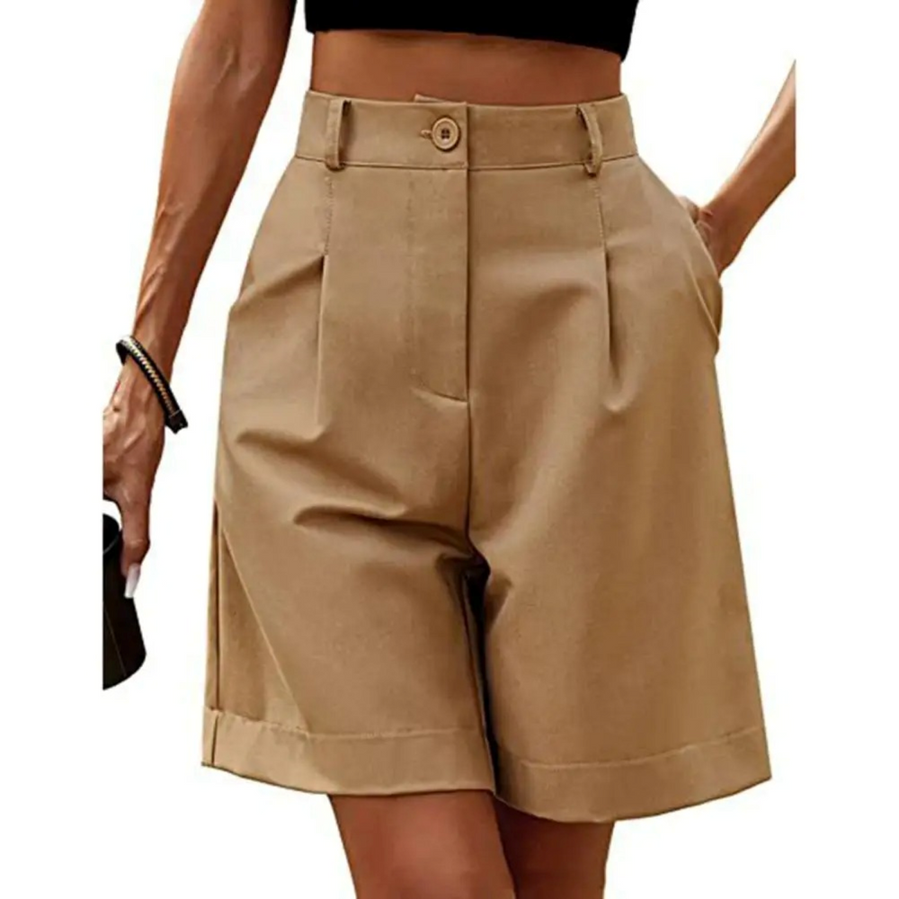 Thea | Elegante Bermuda mit Bundfalten
