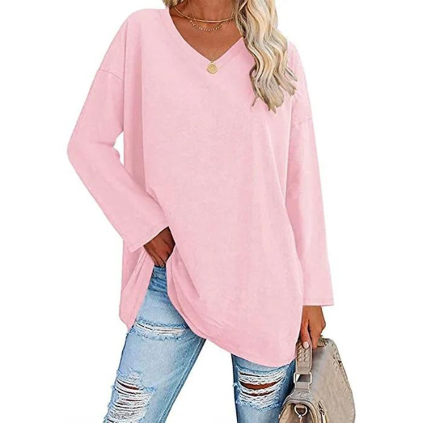 Anne-Marie | Pullover mit V-Ausschnitt und lockerer Passform